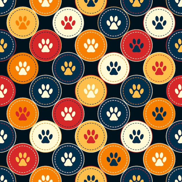 Vibrant Paw Print Collection: Diverse Designs for Versatile ...