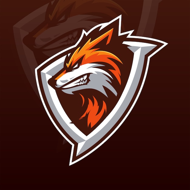 Fierce Fox Emblem with Striking Shield Design | Jiffy Designs