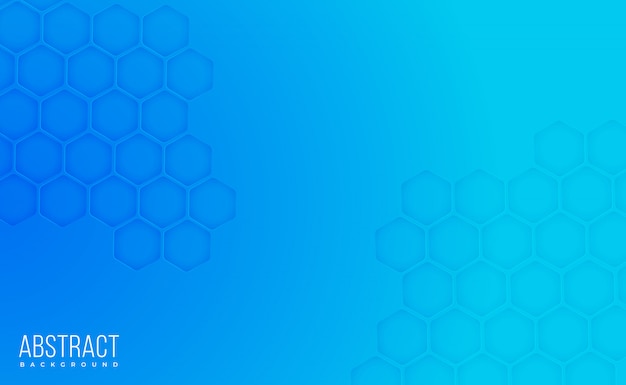 Vibrant Hexagonal Pattern on Serene Blue Background | Jiffy Designs
