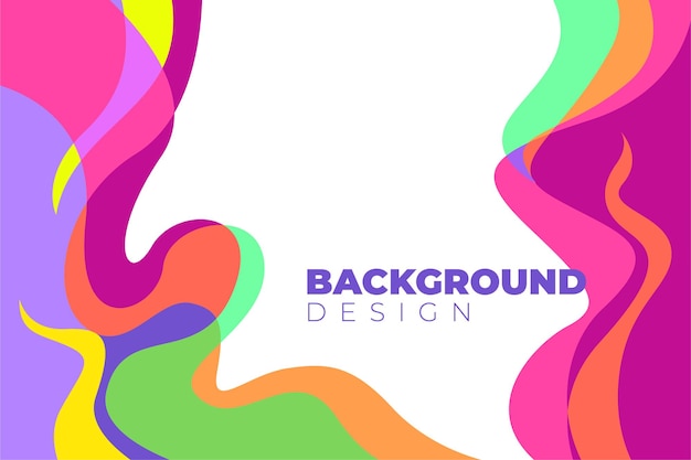 Vibrant Swirling Shapes in Captivating Color Palette | Jiffy Designs
