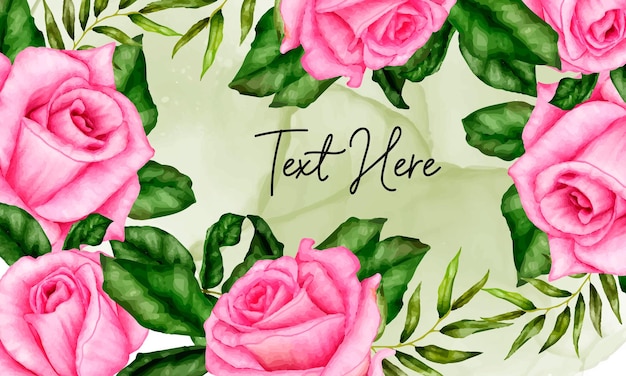 Vibrant Floral Frame with Customizable Text | Jiffy Designs