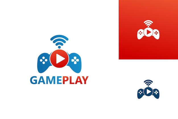 Wireless Gaming Controllers with Vibrant Gameplay Icon | Jiffy Designs