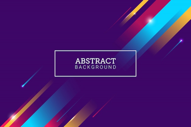 Vibrant Abstract Diagonal Stripes on Purple Background with Text ...