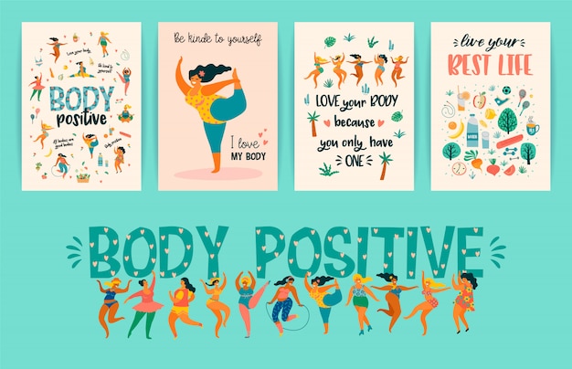 Vibrant Illustrations Celebrating Body Positivity and Self-Love | Jiffy ...