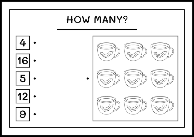 Counting Coffee Cups: A Playful Visual Puzzle | Jiffy Designs