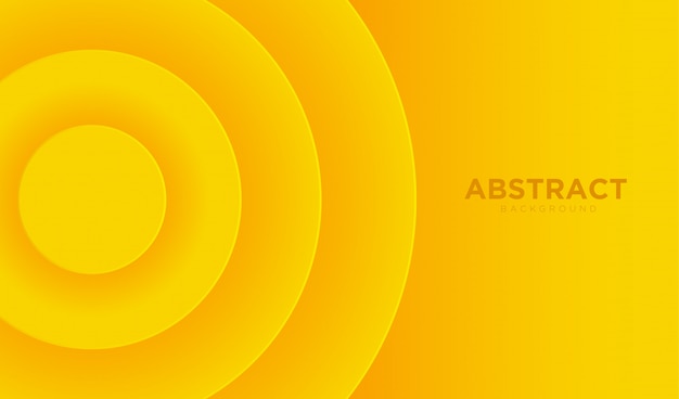 Vibrant Concentric Circles in Radiant Shades of Yellow | Jiffy Designs