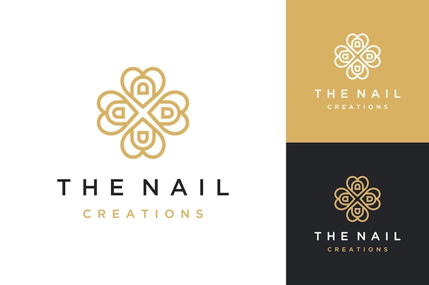 Elegant Floral Emblem with Refined Golden Accents | Jiffy Designs