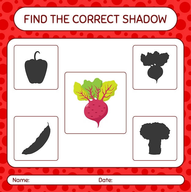 Vibrant Vegetable Silhouettes: Find the Matching Shadow | Jiffy Designs