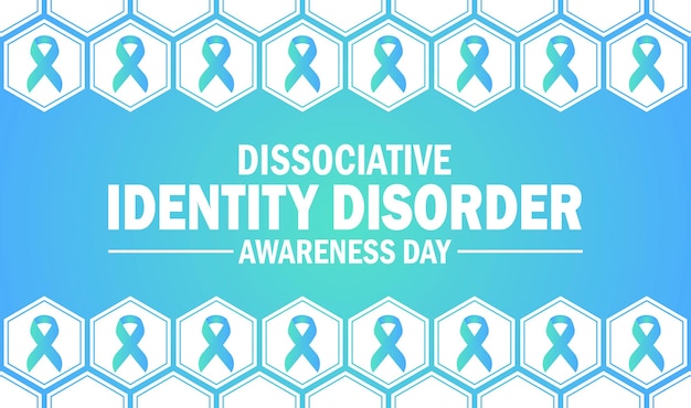Dissociative Identity Disorder Awareness Day with Ribbon Symbols ...