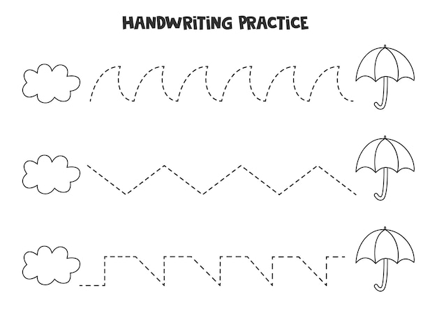 Diverse Handwriting Practice Elements for Creative Projects | Jiffy Designs