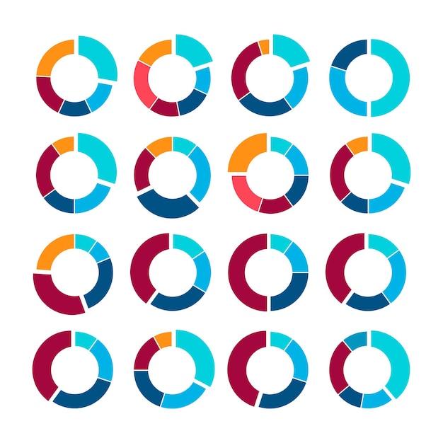Vibrant Circular Patterns in Diverse Colors and Shapes | Jiffy Designs