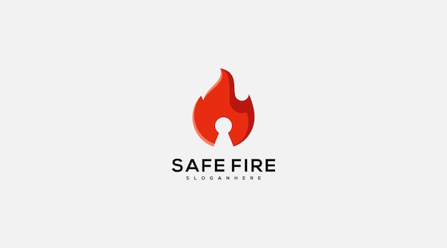 Vibrant Flame Emblem with Elegant Typography | Jiffy Designs
