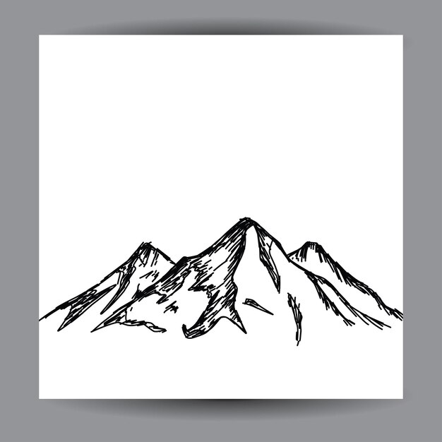 Majestic SnowCapped Mountain Peaks Silhouette Jiffy Designs