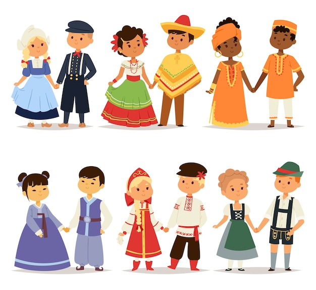 Vibrant Multicultural Costumes: A Celebration of Global Diversity ...