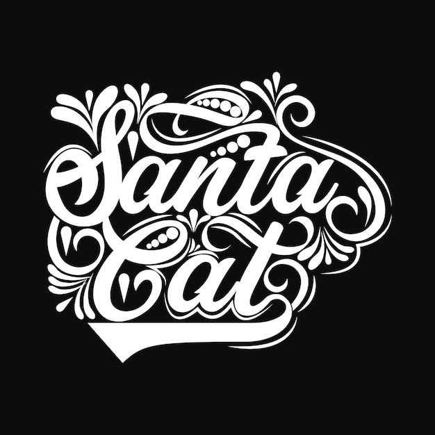 Whimsical Lettering with Playful Floral Accents on Black | Jiffy Designs