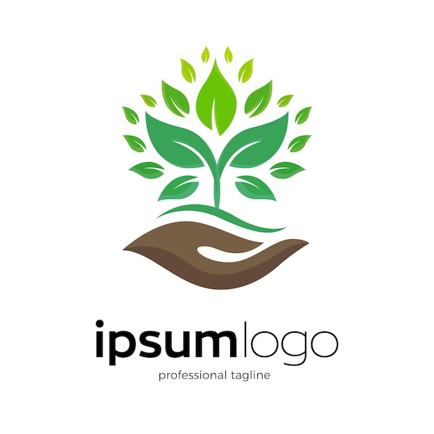 Flourishing Tree of Life in Caring Hands Logo | Jiffy Designs