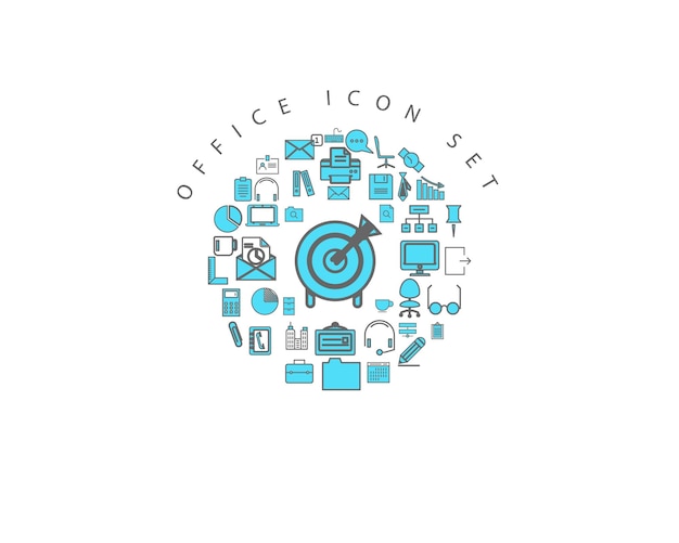 Comprehensive Collection of Versatile Office Icons for Diverse ...