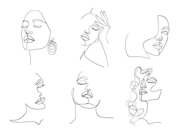 Captivating Contours: A Minimalist Portrait Collection | Jiffy Designs