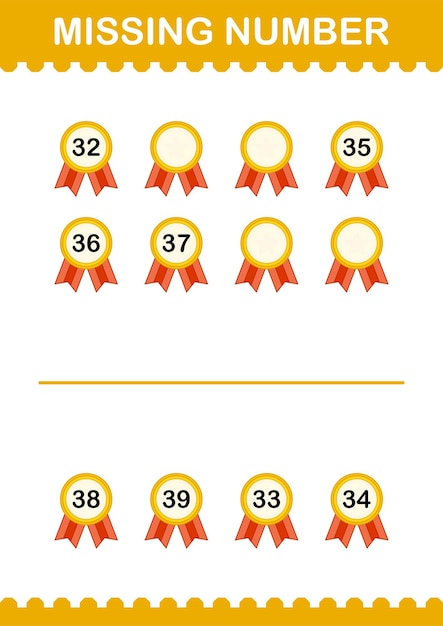 Vibrant Ribbon Badges Showcase Missing Numbers | Jiffy Designs