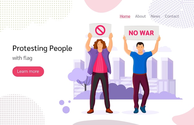 Peaceful Protest: Advocating for Change with Flags of Unity | Jiffy Designs