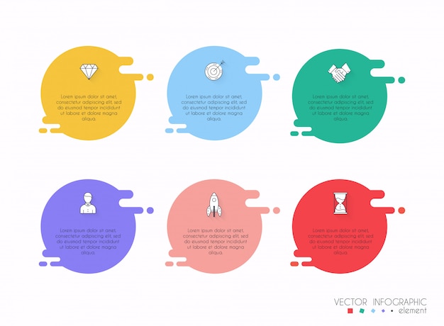 Vibrant Circular Infographic with Minimalist Icons and Text | Jiffy Designs