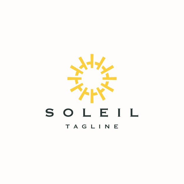 Vibrant Sun-Inspired Soleil Logo Design | Jiffy Designs
