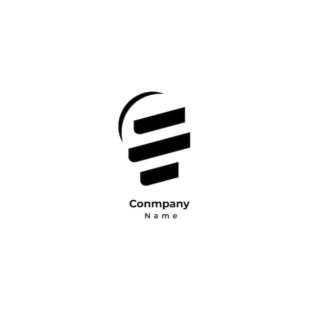 Minimalist Monogram Logo with Sleek Geometric Shapes | Jiffy Designs
