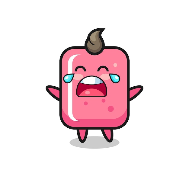 Adorable Crying Cartoon Eraser Character | Jiffy Designs