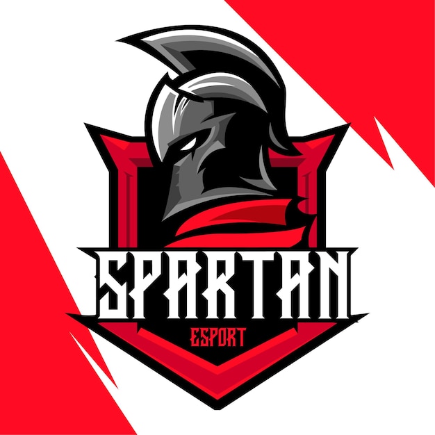 Iconic Spartan Esports Emblem: Fierce Warrior Emblem | Jiffy Designs