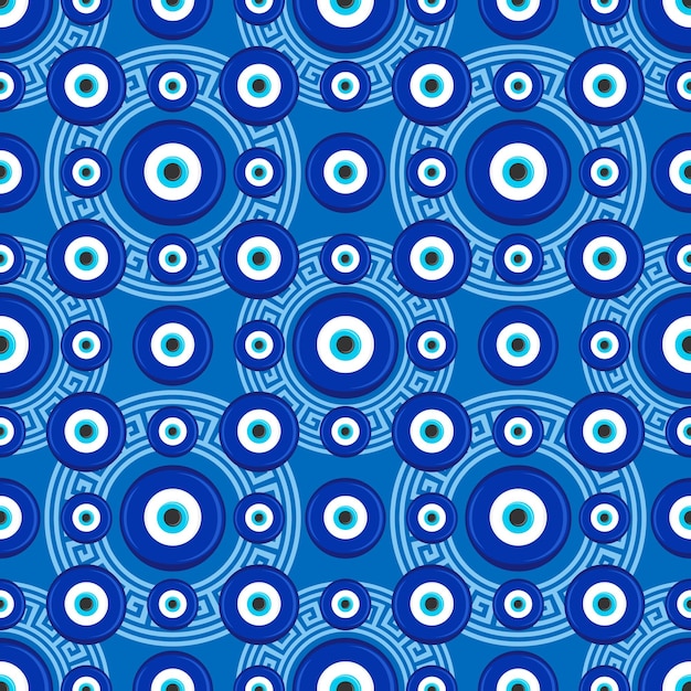 Captivating Concentric Circles in Shades of Blue | Jiffy Designs
