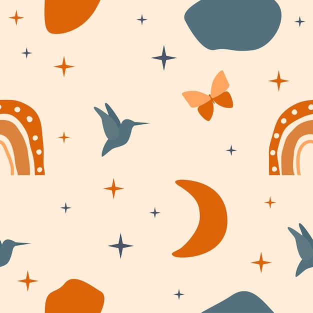 Vibrant Celestial Collection of Whimsical Shapes and Symbols | Jiffy ...