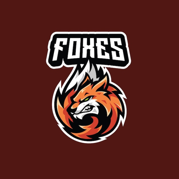 Fierce Fox Mascot Logo with Fiery Emblem | Jiffy Designs