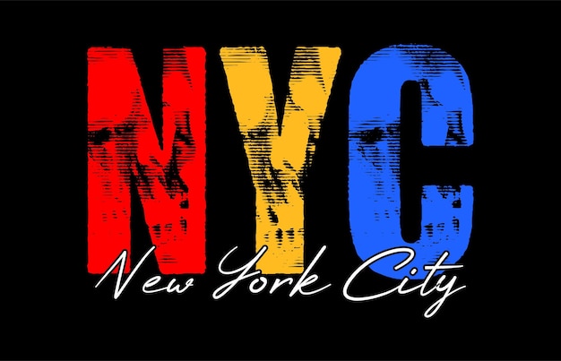 Vibrant Cityscape Silhouette of New York City Skyline | Jiffy Designs