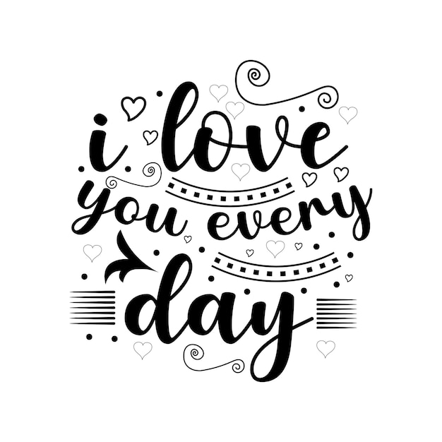 Heartfelt Lettering Expressing Eternal Love | Jiffy Designs