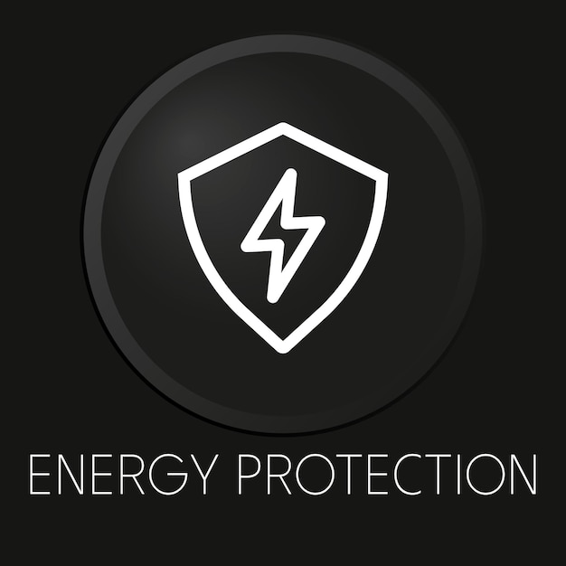 Powerful Shield Icon Symbolizing Energy Security and Safety | Jiffy Designs
