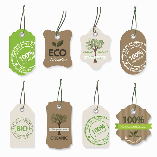 Eco-Friendly Organic Tags and Stickers Collection | Jiffy Designs