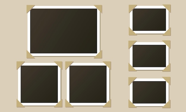 Minimalist Photo Frames in Neutral Tones and Geometric Shapes | Jiffy ...