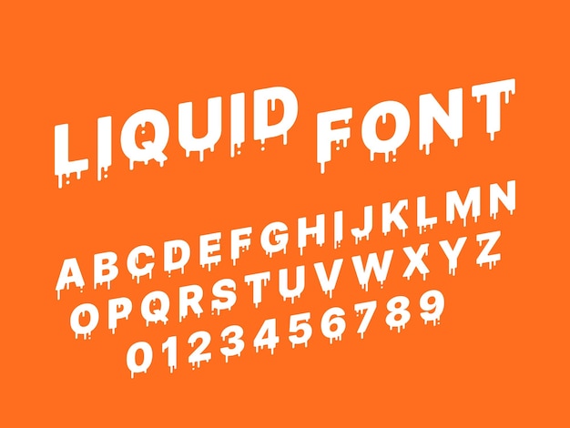 Vibrant Liquid Font for Captivating Designs | Jiffy Designs