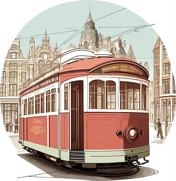 Vintage Tram Ride Through Historic European City | Jiffy Designs