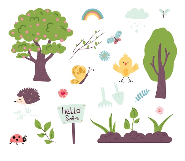 Charming Spring Woodland Scene with Delightful Creatures | Jiffy Designs