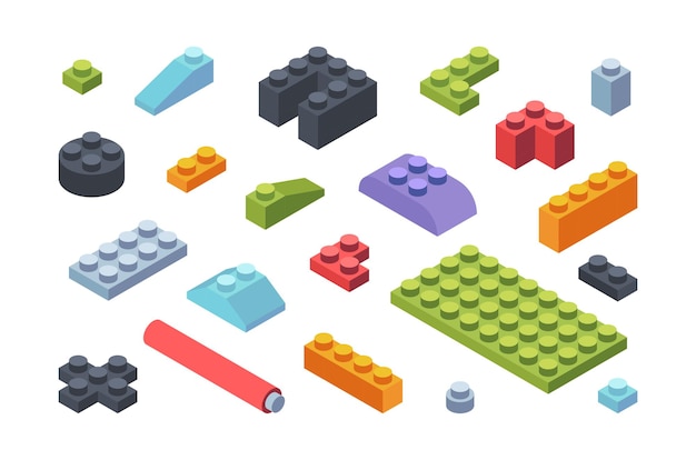 Vibrant Collection of Diverse Building Blocks for Creative Designs ...