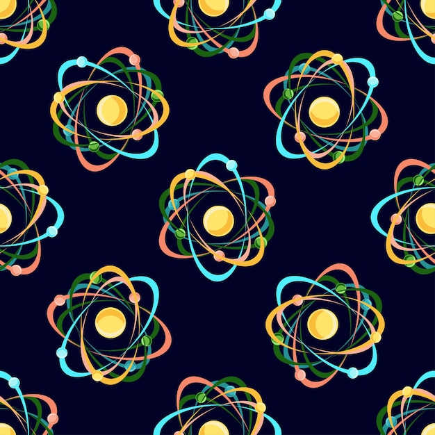 Vibrant Atomic Orbits: A Captivating Collection of Colorful Symbols ...