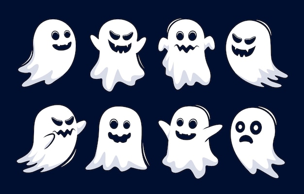Playful Ghostly Apparitions on a Starry Night | Jiffy Designs