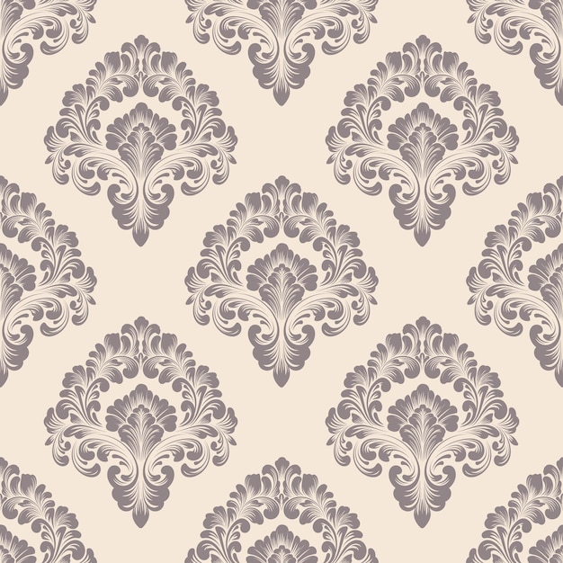 Elegant Damask Pattern in Sophisticated Gray Tones | Jiffy Designs