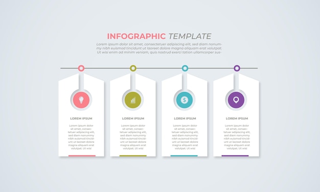 Vibrant Infographic Timeline with Colorful Circular Icons | Jiffy Designs