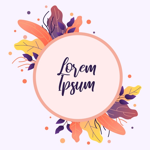 Vibrant Floral Frame with Handwritten Text | Jiffy Designs