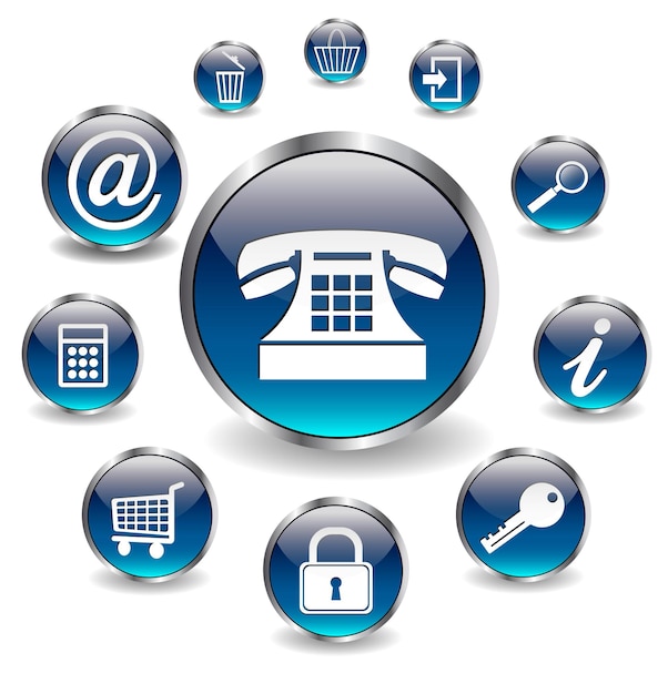Sleek and Modern Communication Icons for Digital Connections | Jiffy ...