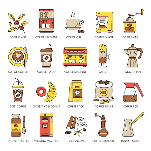 Vibrant Collection of Classic Coffee Brewing Essentials Jiffy Designs
