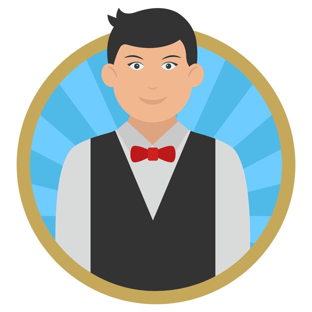 Dashing Young Man in Formal Attire | Jiffy Designs