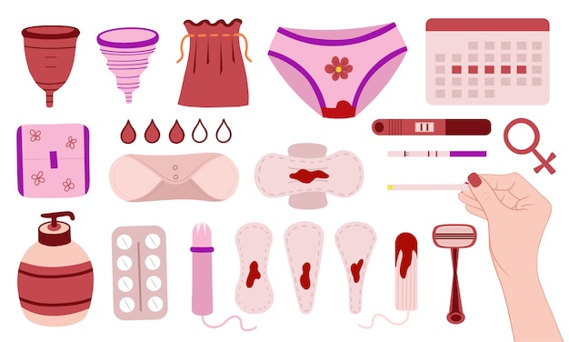 Vibrant Collection of Feminine Hygiene and Self-Care Items | Jiffy Designs